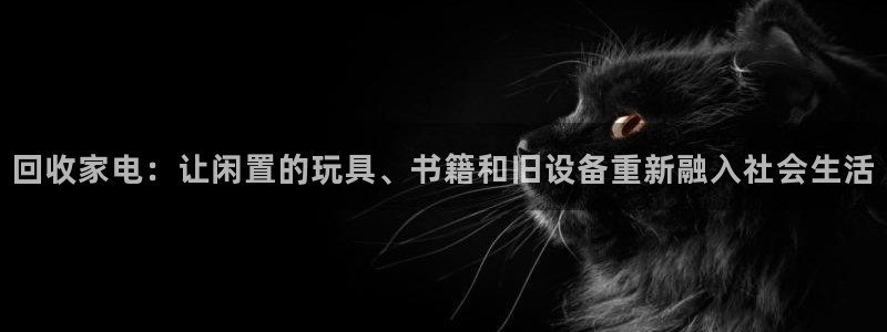 fb体育娱乐代理怎么样:回收家电:让闲置的玩具、书籍和旧设备